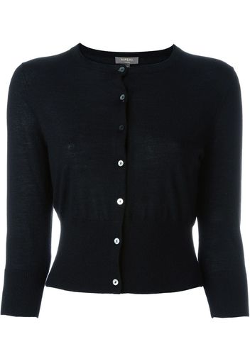 N.Peal cashmere superfine cropped cardigan - Black
