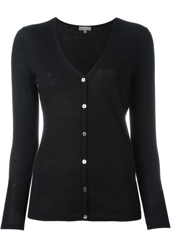 N.Peal cashmere superfine v-neck cardigan - Black