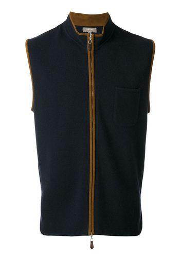 N.Peal zip up gilet - Blue