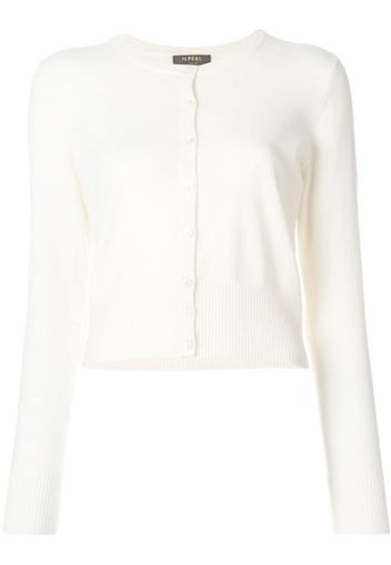 N.Peal cashmere round neck cardigan - Neutrals