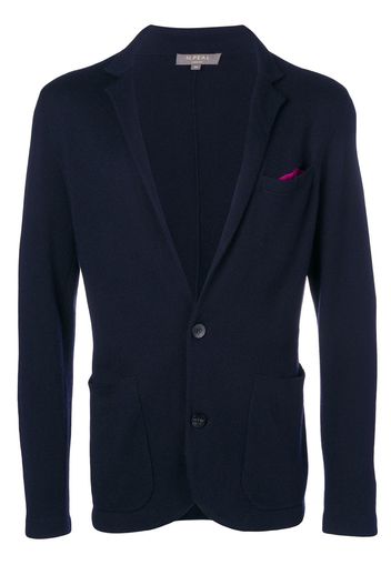 N.Peal fine gauge Milano jacket - Blue