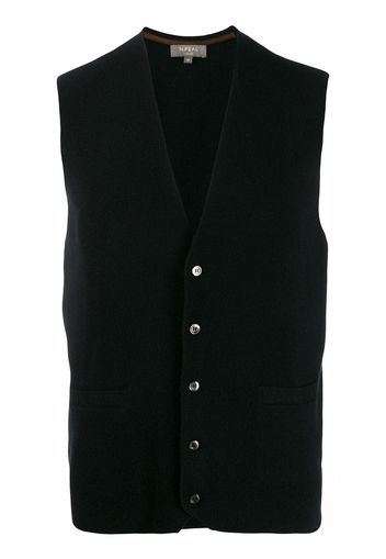 N.Peal The Chelsea Milano waistcoat - Black