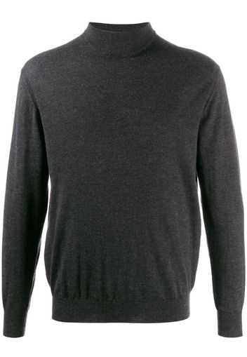 007 Fine Gauge Mock Turtle Neck Sweater