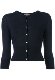 N.Peal cashmere button up cardigan - Blue