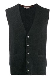 N.Peal Chelsea Milano waistcoat - Grey