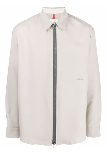 OAMC Ian zip-fastening shirt - Grey