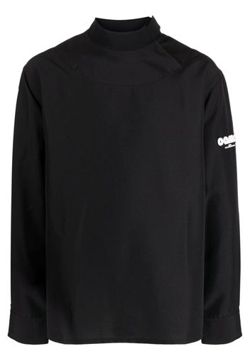 OAMC Rapid logo-print shirt - Black