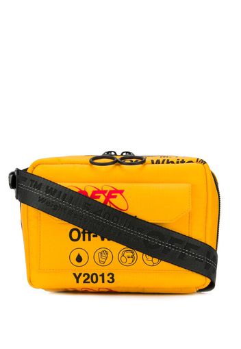 Off-White industrial travel shoulder bag - Yellow