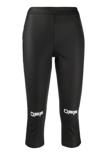 ACTIVE CAPRI PANT BLACK WHITE