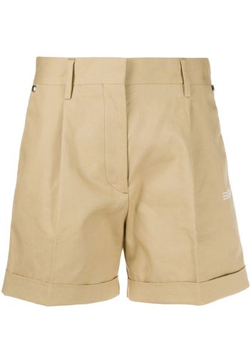 high waisted cotton shorts