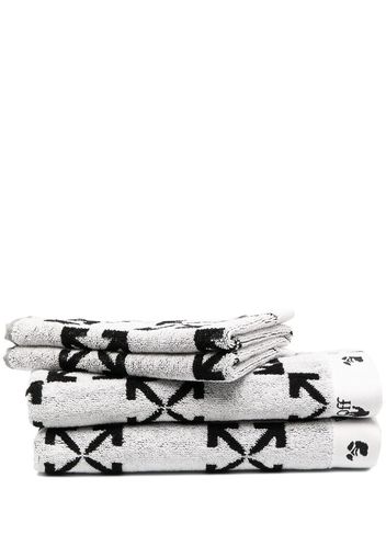 Arrow motif towels (set of 3)