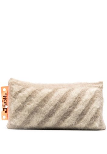 diagonal stripe cushion