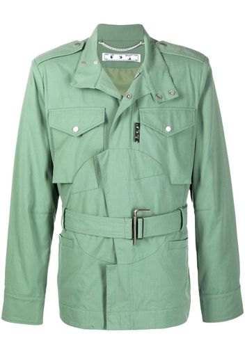 OW LOGO TWIST FIELD JACKET HEDGE GREEN B