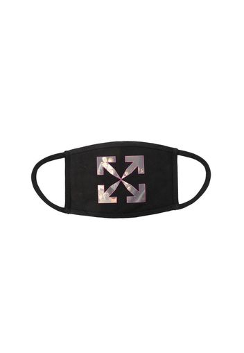 Off-White Arrows-print face mask - Black