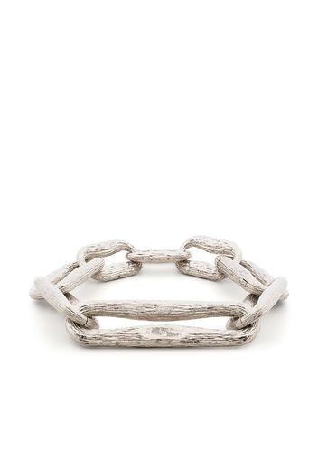 Off-White textured chain-link bracelet - METAL NO COLOR
