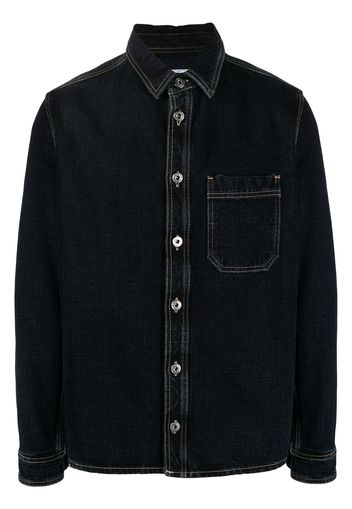 Off-White long-sleeve denim shirt - Blue