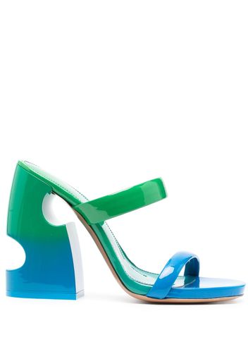 Off-White Shade Meteor Block 120mm sandals - Blue