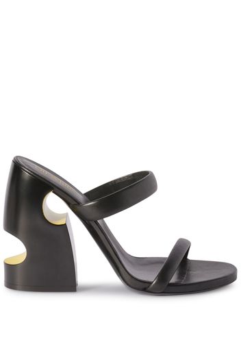 Off-White POP METEOR BLOCK MULE SANDAL - Black