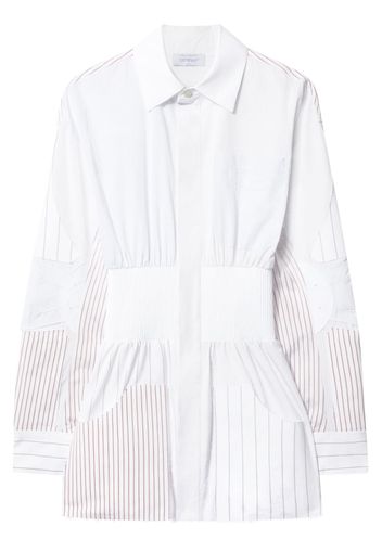 Off-White Motorcycle long-sleeved shirt dress