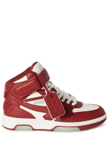 Off-White Out Of Office mid-top sneakers - Red