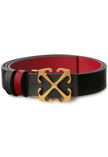 Off-White Arrows reversible leather belt - Black