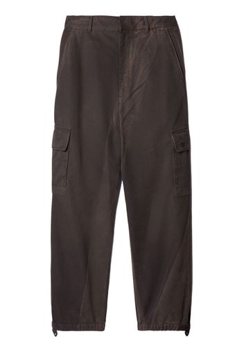 Off-White garment-dyed cargo pants - Brown
