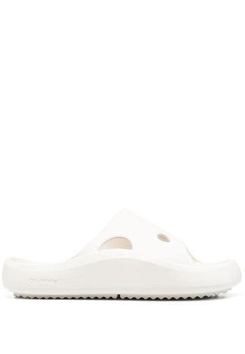 Off-White Meteor cut-out slides - 0101 WHITE