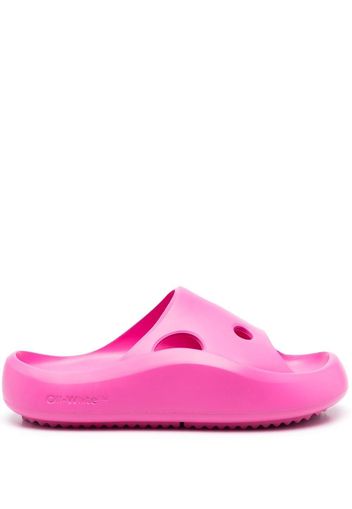 Off-White Meteor rubber slides - 3232 FUCHSIA