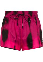 high waist tie dye shorts