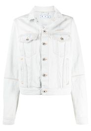 HOLE LONG DENIM JKT LIGHT BLUE NO COLOR