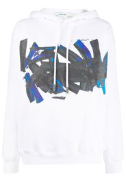 graphic logo print hoodie