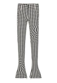 Off-White psychedelic houndstooth-print trousers - Black white