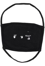 logo-print face mask