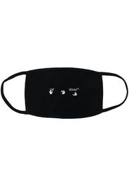 logo-print face mask