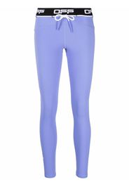 Off-White ACTIVE LOGO LEGGINGS VIOLET WHITE - Purple