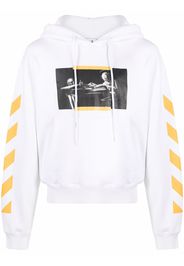 Off-White CARAV PAINTING OVER HOODIE WHITE MULTICO