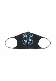 Off-White Arrows-print face mask - Black