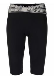 Off-White ATHL LOGO BAND SHORTS BLACK NO COLOR