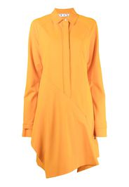 Off-White panelled shirt dress - Yellow