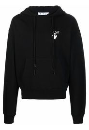Off-White Caravaggio painting-print hoodie - Black