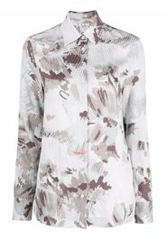 Off-White camouflage-print long-sleeve shirt - Grey