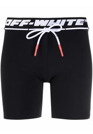 Off-White ATHL LOGO BAND SHORTS BLACK NO COLOR