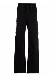 Off-White logo-print track pants - Black
