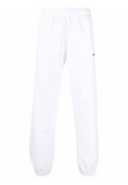 Off-White Helvetica logo-print track pants