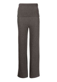 Off-White Languid straight leg knitted trousers - Grey