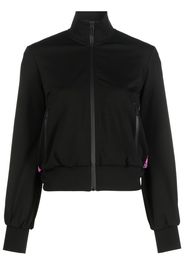OFF-WHITE monogram-band track jacket - Black