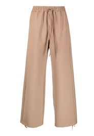 Off-White embroidered-logo track pants - Neutrals