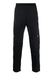 Off-White Diag Stripe print track pants - Black