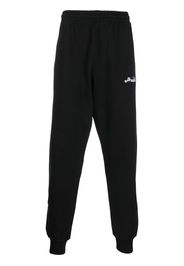 Off-White logo-embroidered track pants - Black