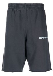 Off-White Arrows logo-print shorts - Grey